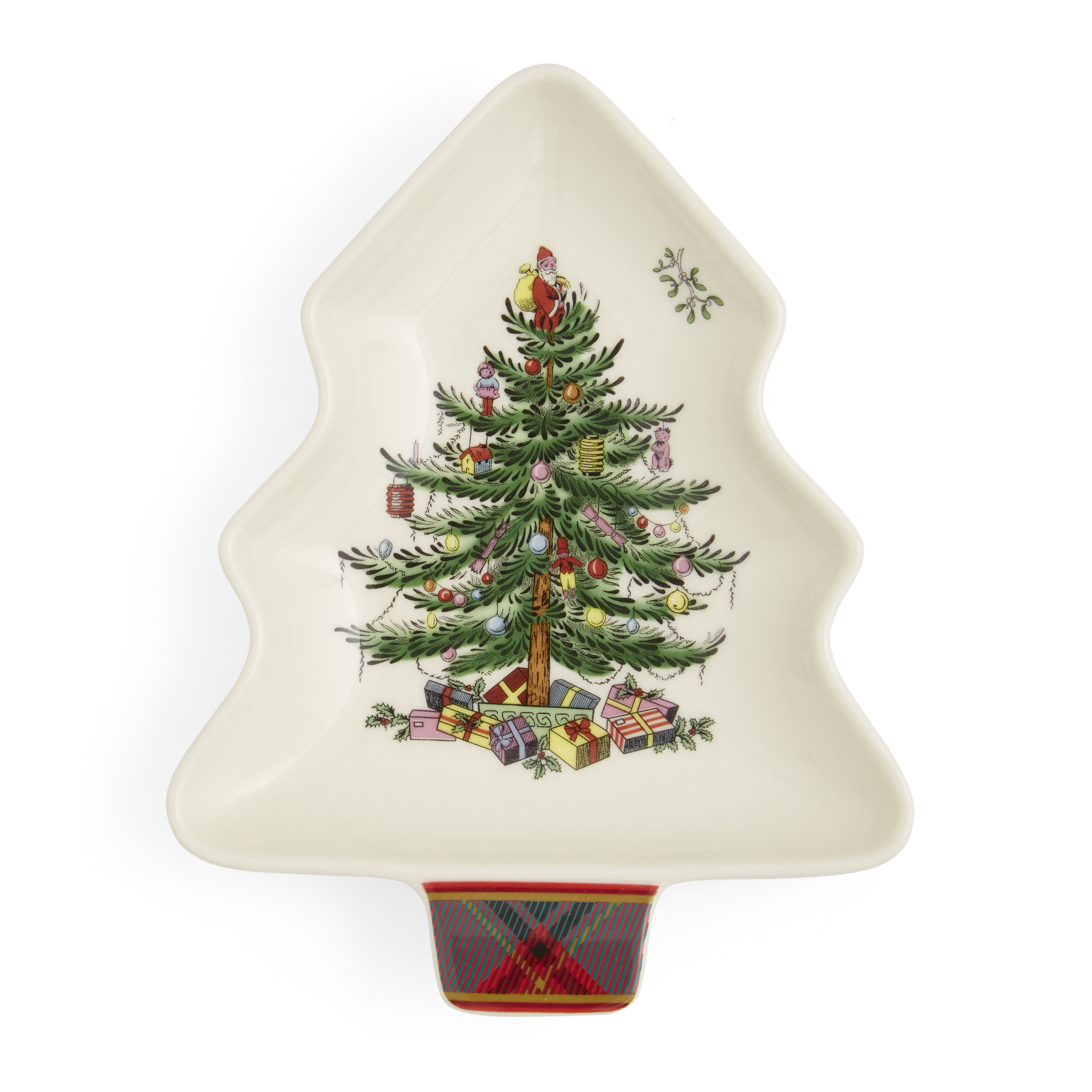 Christmas Tree Tartan Spoon Rest image number null